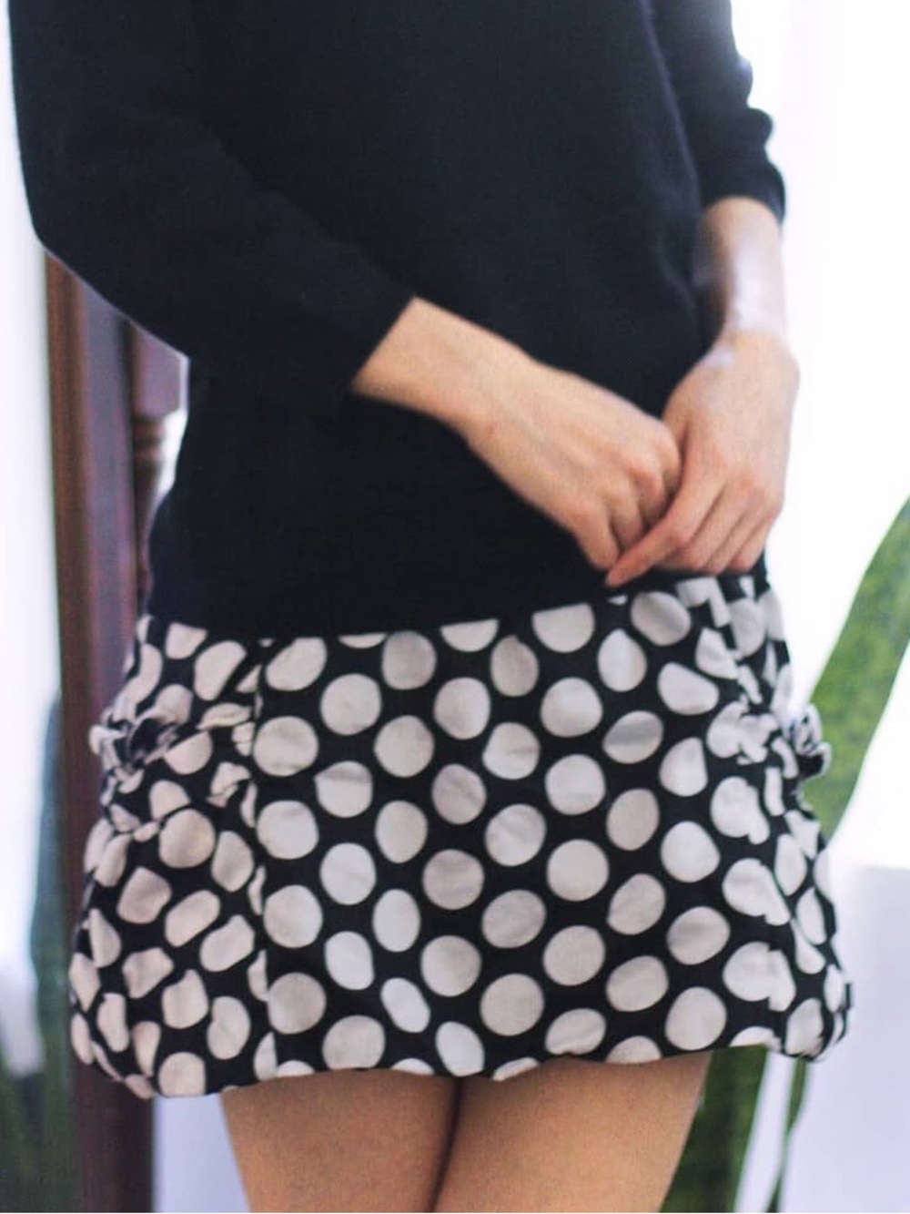 Mini skirt with pockets